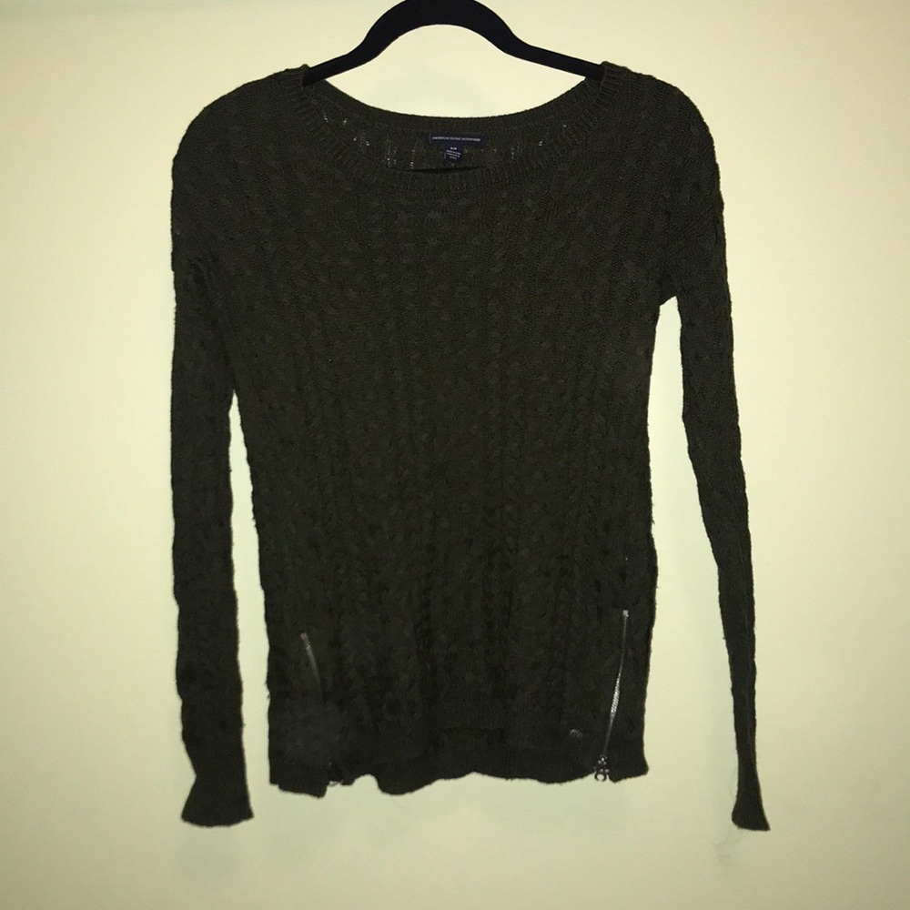 Olive green American Eagle Sweater